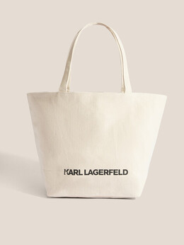 Karl Lagerfeld: Бежевая сумка 
