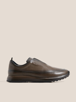 Officine Creative: Коричневые кроссовки 