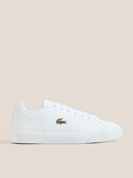 Lacoste: Белые кроссовки 