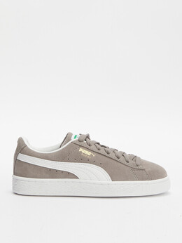 Puma: Серые кроссовки 