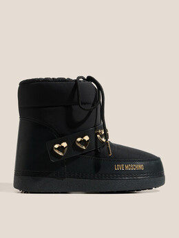 Love Moschino: Чёрные ботинки 