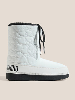 Love Moschino: Белые ботинки 