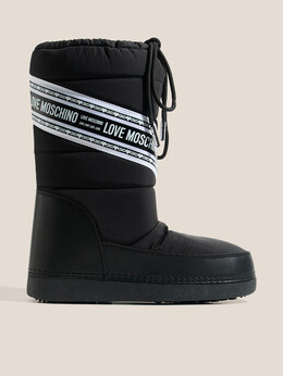 Love Moschino: Чёрные ботинки 