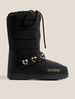 Love Moschino: Чёрные ботинки 