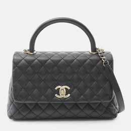 Chanel: Чёрная сумка на руку 