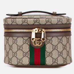 Gucci: Бежевая сумка  GG Supreme