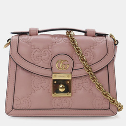 Gucci: Розовая сумка на руку  GG