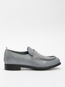 Officine Creative: Серые лоферы 