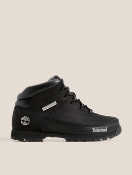 Timberland: Чёрные ботинки 