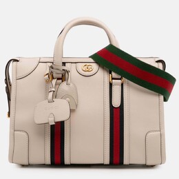 Gucci: Белая сумка на руку  Web