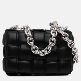 Bottega Veneta: Чорні сумки  Chain Cassette