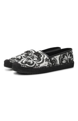 Dolce & Gabbana: Чёрные мокасины 