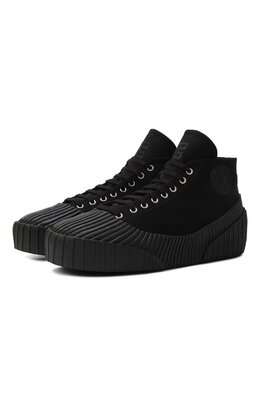 Balmain: Чёрные кеды 