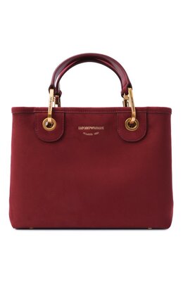 Emporio Armani: Бордовая сумка 