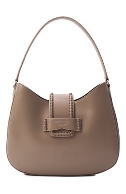 Emporio Armani: Бежевая сумка 