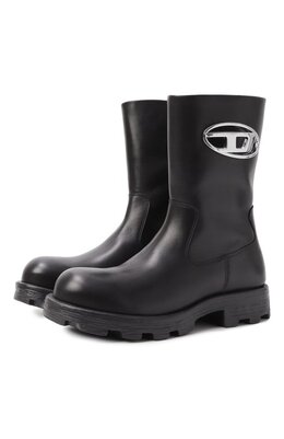 Diesel: Чёрные ботинки 