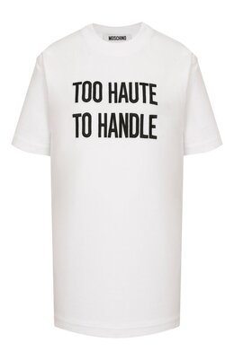Moschino: Хлопковая футболка 