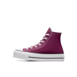 Converse: Бордовые кеды 