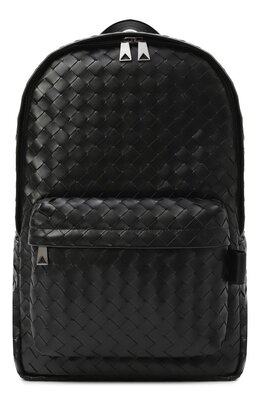 Bottega Veneta: Чёрный рюкзак 