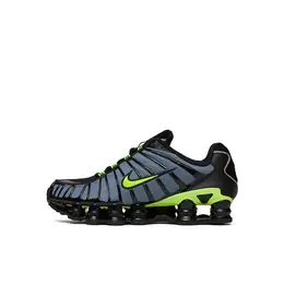 NIKE: Синие кроссовки  Shox TL