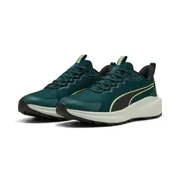 PUMA: Зелёные кроссовки 