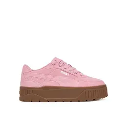 PUMA: Розовые кеды  Suede