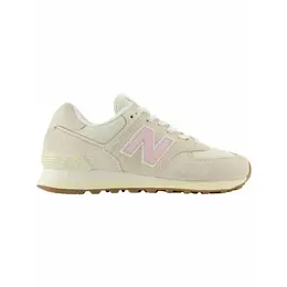 New Balance: Бежевые кроссовки  574