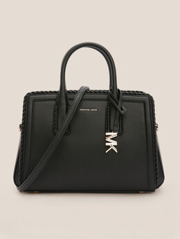 Michael Kors: Чёрная спортивная сумка 