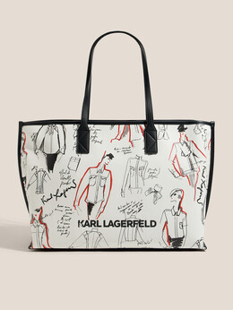 Karl Lagerfeld: Белая сумка 