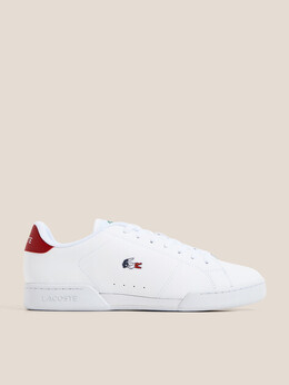 Lacoste: Белые кроссовки 