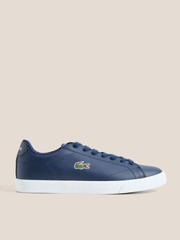 Lacoste: Тёмные кроссовки 