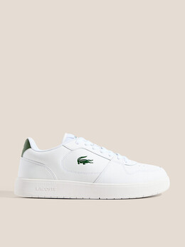 Lacoste: Белые кроссовки 