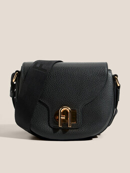 Furla: Чёрная сумка 