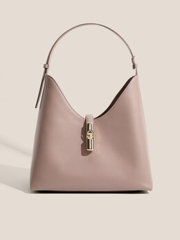 Furla: Коричневая сумка 