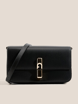 Furla: Чёрная сумка 