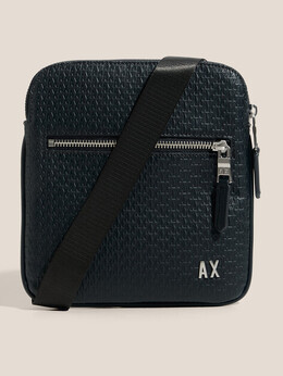 Armani Exchange: Тёмная сумка 