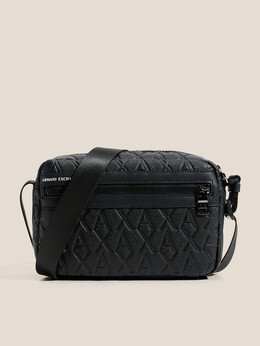 Armani Exchange: Чёрная сумка 