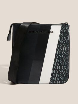 Armani Exchange: Тёмная сумка 