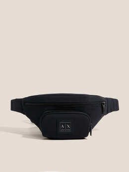 Armani Exchange: Тёмная сумка 