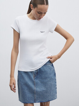 Pepe Jeans: Белая футболка 