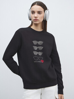 Karl Lagerfeld: Чёрная толстовка 