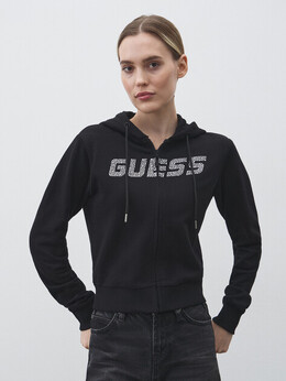 Guess: Чёрная толстовка 