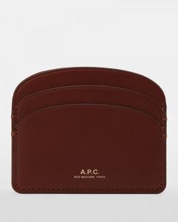 A.P.C.: Коричневый картхолдер 