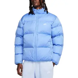 NIKE: Голубой пуховик  Club