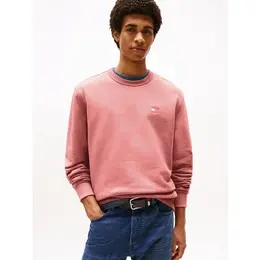 Tommy Jeans: Розовый свитшот  Tommy Badge