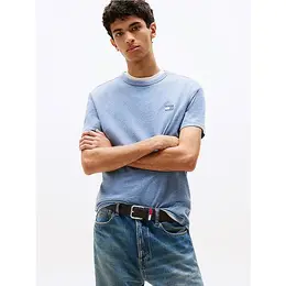 Tommy Jeans: Голубая футболка 