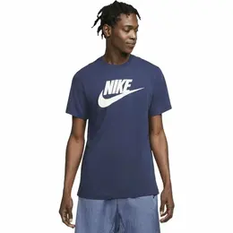 NIKE: Синяя футболка  NSW