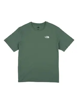 The North Face: Зелёная футболка 