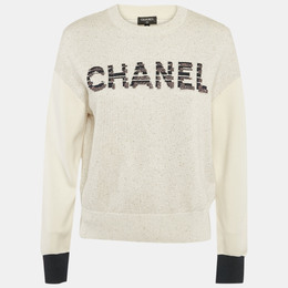 Chanel: Белый свитер 