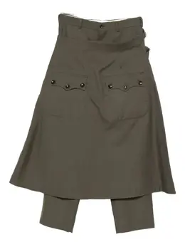 Comme des Garçons Homme Plus: Зелёные брюки 